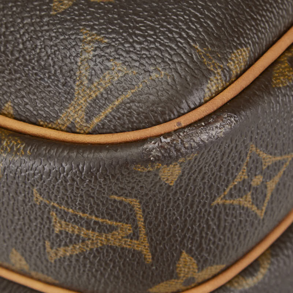 LOUIS VUITTON Authentic Brown Monogram Leather Shoulder Bag - Picture 6 of 15